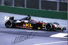 Mark Webber "Minardi" autograph signed 20x30 cm picture