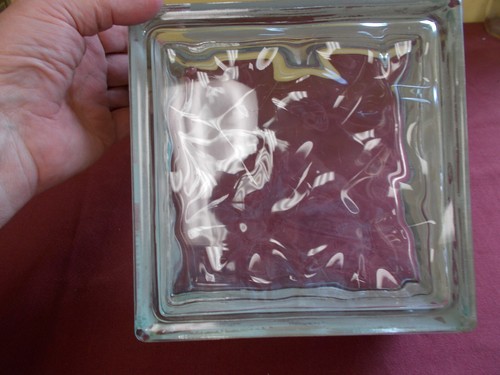 VTG NOS GLASS BLOCK WINDOW ARCHITECTUAL DECORATIVE DESIGN STORE DISPLAY CRAFT - Picture 8 of 11