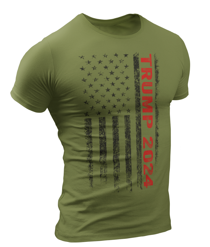 Trump 2024 DJT USA Flag Tshirt Donald Trump President Republican Trump