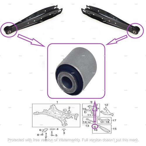 Arm Bushing For Rear Track Control Rod Febest Italy - Foto 13
