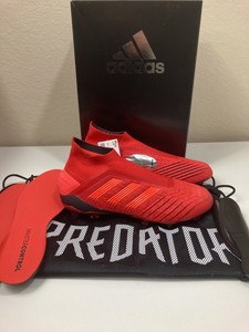adidas predator 19 fg core black active red
