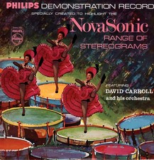 Novasonic, David Carroll and his Orchestra, Philips Demo - LP Vinyl Record