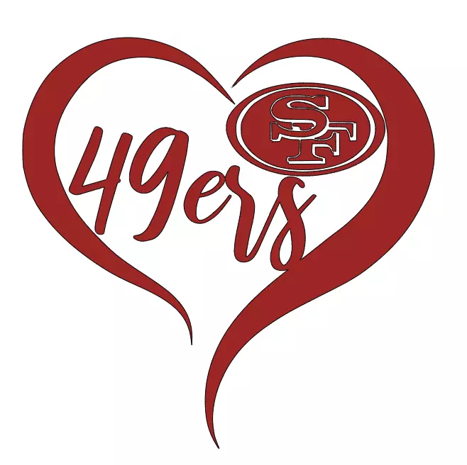 San Francisco 49ers Football Player Window Decal Sticker, Custom Made In  the USA