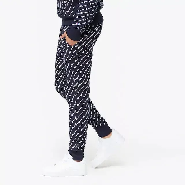 Champion all over store print joggers black