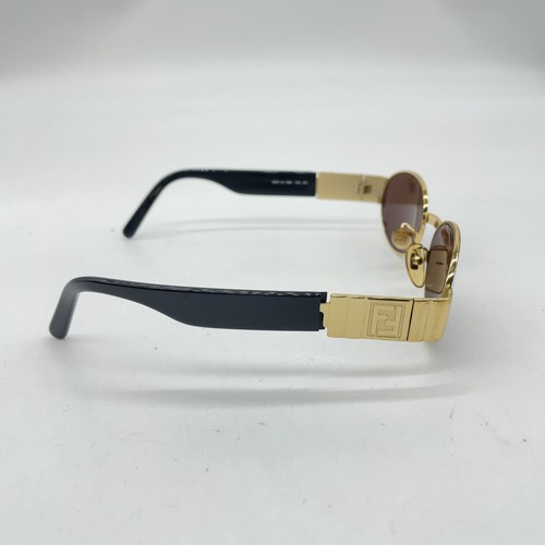 Auth Fendi Black Gold Sunglasses and Pecan Pattern wallet Set 2 NS040713 - Picture 8 of 24