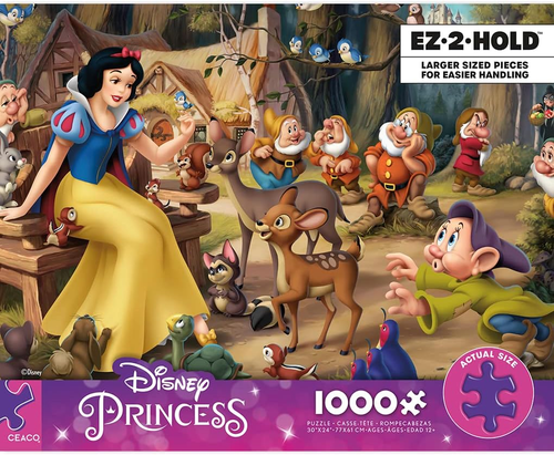 Ceaco - Disney Princess - Snow White'S Delight - 1000 Oversized Piece Jigsaw ... - Picture 2 of 12