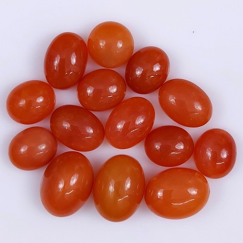 14 piezas piedra preciosa cabujón suelta de cornalina naranja natural 100 quilates 16x12 12x10 mm #1823