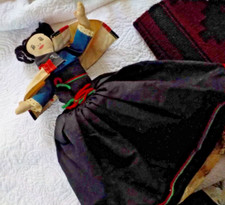Vintage toaster cover Doll Hopi Indian woman