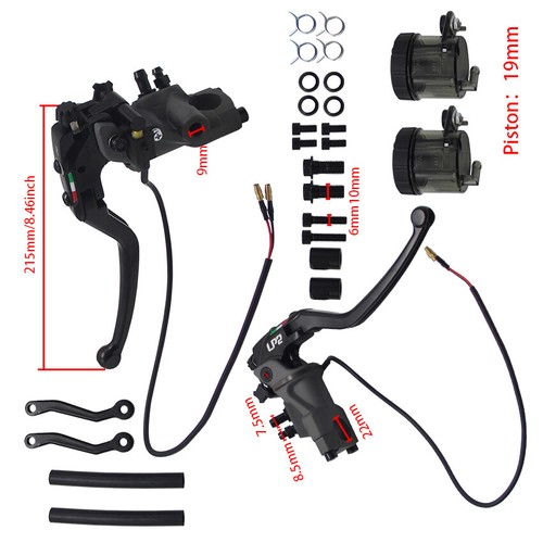 Front Brake Clutch Master Cylinder For Honda VTR1000F CB1300 RC51 VFR750 CB1000R - Picture 3 of 6