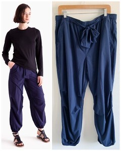Paskho Serene Ultra Comfortable Travel Pants Jogger Tie Waist Blue