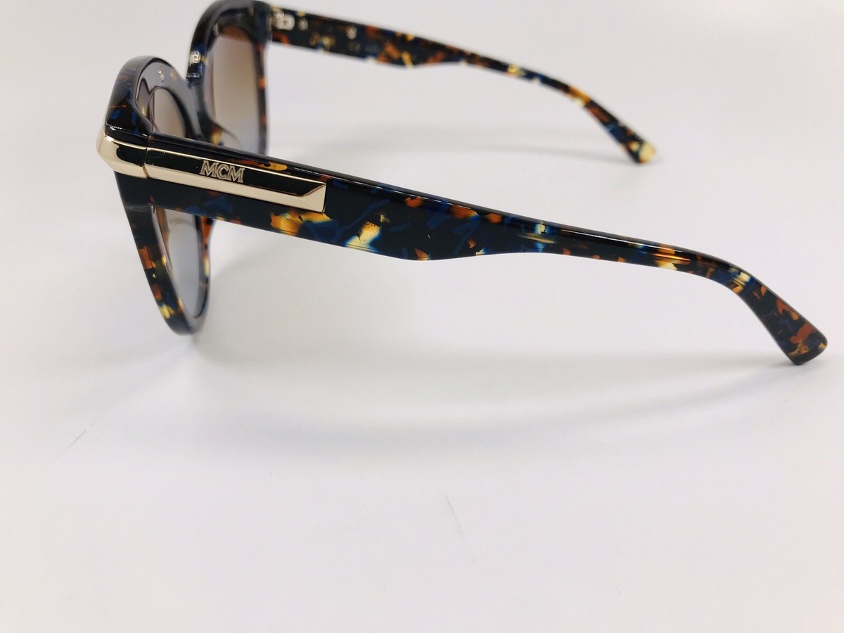 New MCM 678S 235 Havana Blue Sunglasses 55mm with Case | eBay display picture 2