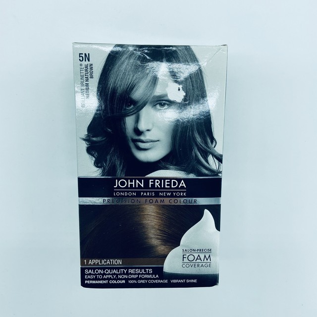 John Frieda Hair Color 5N Medium Natural Brown Precision Foam Colour