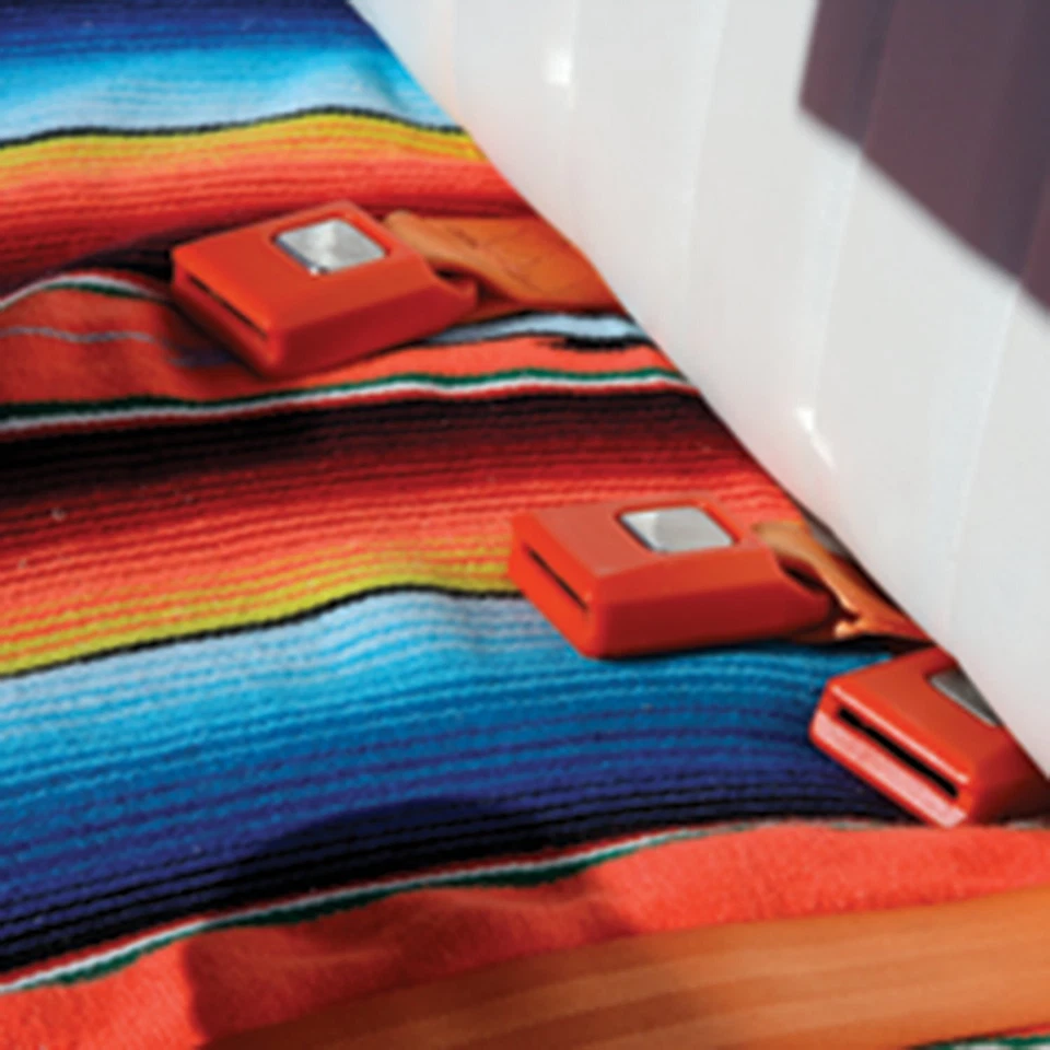 Hot Rod Interior Kit - Blue Authentic Mexican Indian Blanket VPAINTBL custom - Image 4 of 4