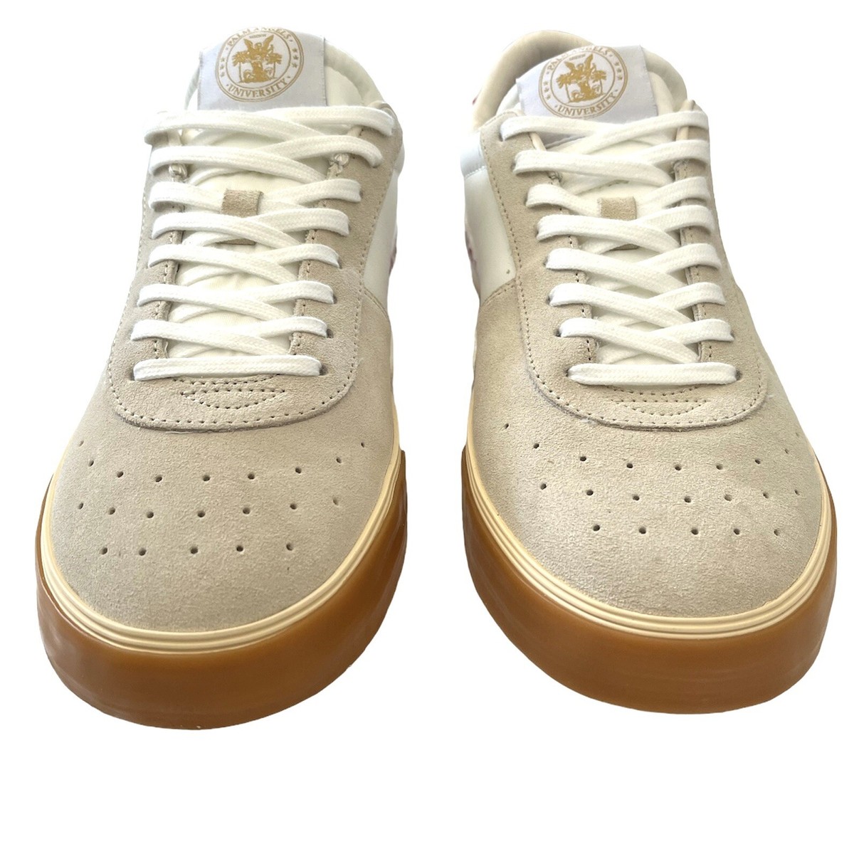 NEW Palm Angels Vulcanized Low Top Leather Sneakers size 39 Unisex