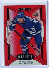 2020-21 Allure Nick Robertson SP Red Rainbow Rookie - Toronto Maple Leafs