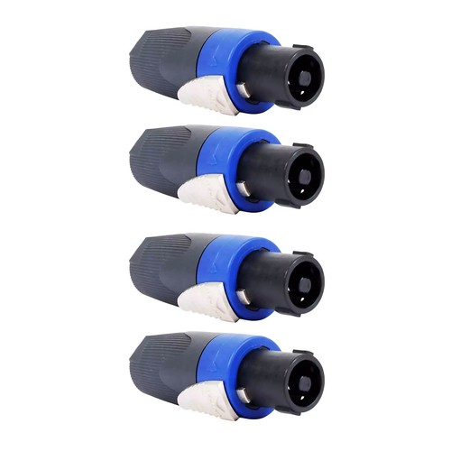 New 4 Pole 4pcs NL4FX Speaker Cable Plug Connector Speaker connector - Picture 3 of 11