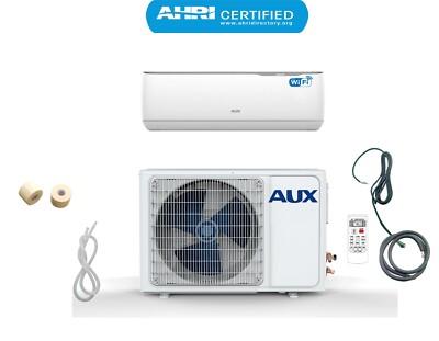 12000 BTU Mini Split Air Conditioner INVERTER Heat Pump w/ Kits 115V 12ft White