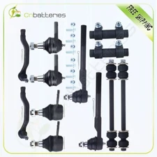 Complete 12pcs Front Tie Rods Ball Joints Steering Part For Dodge Ram 1500 2WD