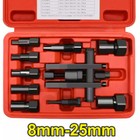 10Pcs Inner Bearing Puller Set Internal Blind Remover Bushing Puller Tool I4S2/w