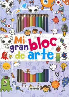 Mi gran bloc de arte Doodles Editorial Susaeta
