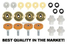 1973-74 E Body Barracuda Challenger Front Door Window Roller Kit Mopar 73 74