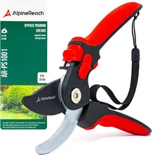 AlpineReach Adjustable Bypass Pruning Shears Secateurs