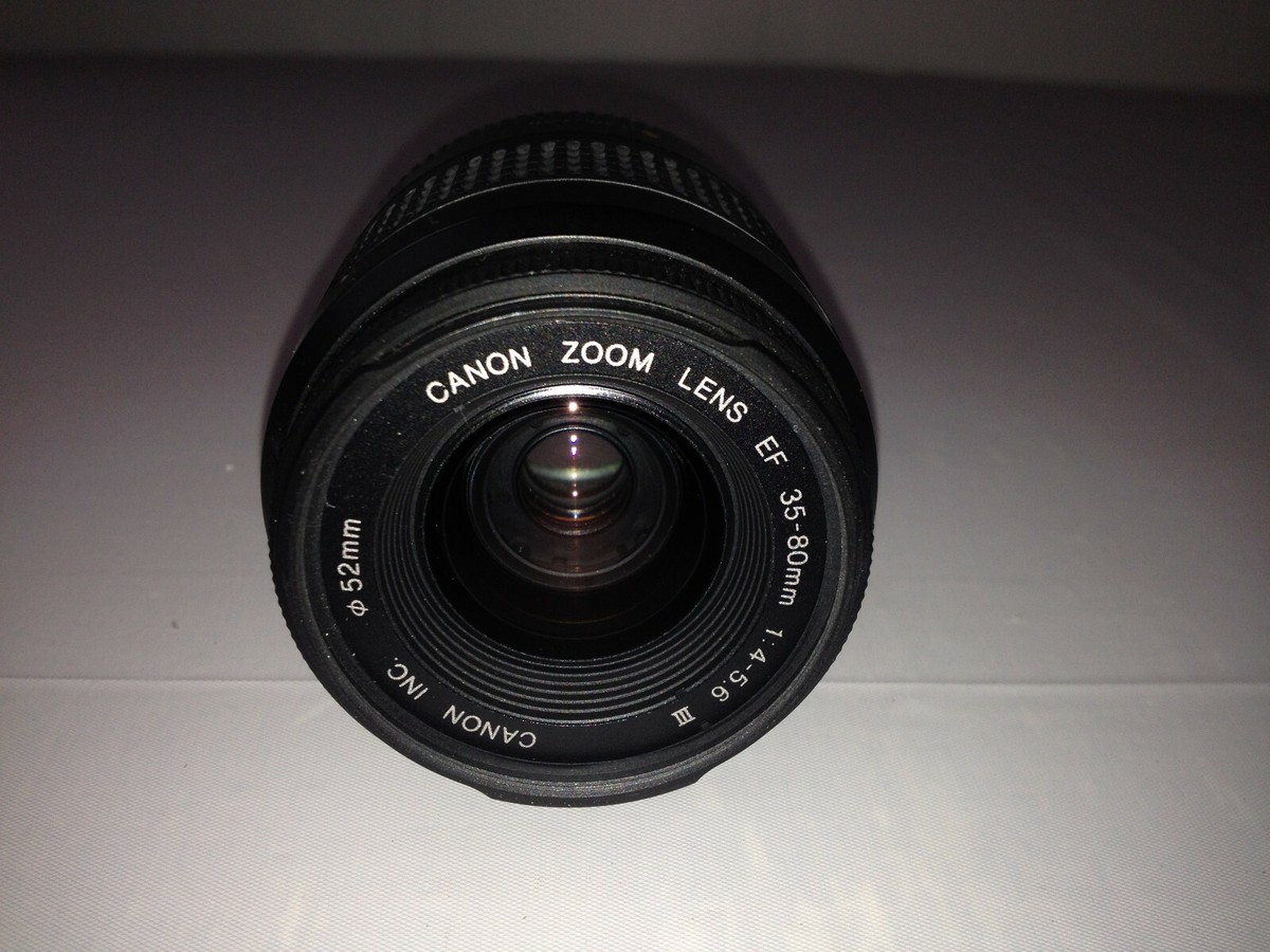 フィルムカメラ canon zoom lens EF 35-80mm 1:4-5.6 CANON Zoom Lens EF 35-80mm 1:4-5.6 III 52mm | eBay