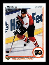 Mark Howe 1990-91 Upper Deck Hockey NHL #261a Philadelphia Flyers