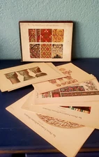 Antique Prang Samples of Historic Ornaments Renaissance/Arabian/Gothics/Roman