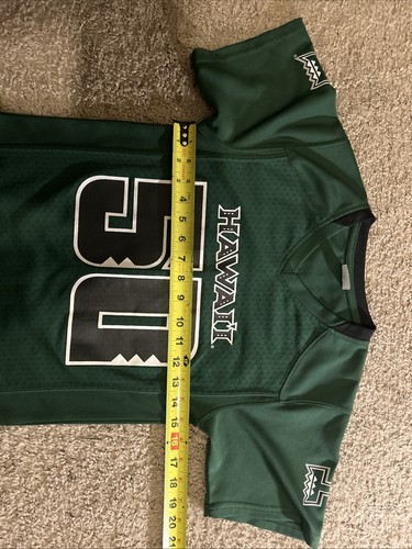 Rivalry Threads university Hawaii Rainbow Warriors Football JERSEY#50 Sz S 6/7 - Picture 7 of 7