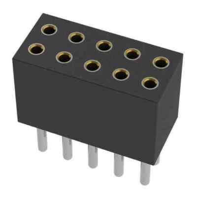CONN RCPT 10POS 0,05 GOLD PCB
