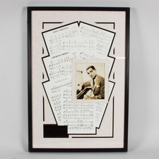 Irving Berlin Signed Photo Display - COA JSA