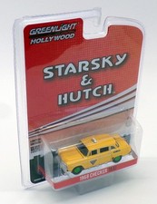 Greenlight 1/64 Scale 44855-C - 1968 Checker Taxi - Starsky & Hutch Green Wheels