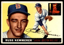 1955 Topps #18 Russ Kemmerer Very Good RC Rookie Red Sox            ID:219823