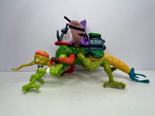Vintage 1990 Playmates TMNT Ninja Turtles Needlenose Action Figure Incomplete - Picture 3 of 5