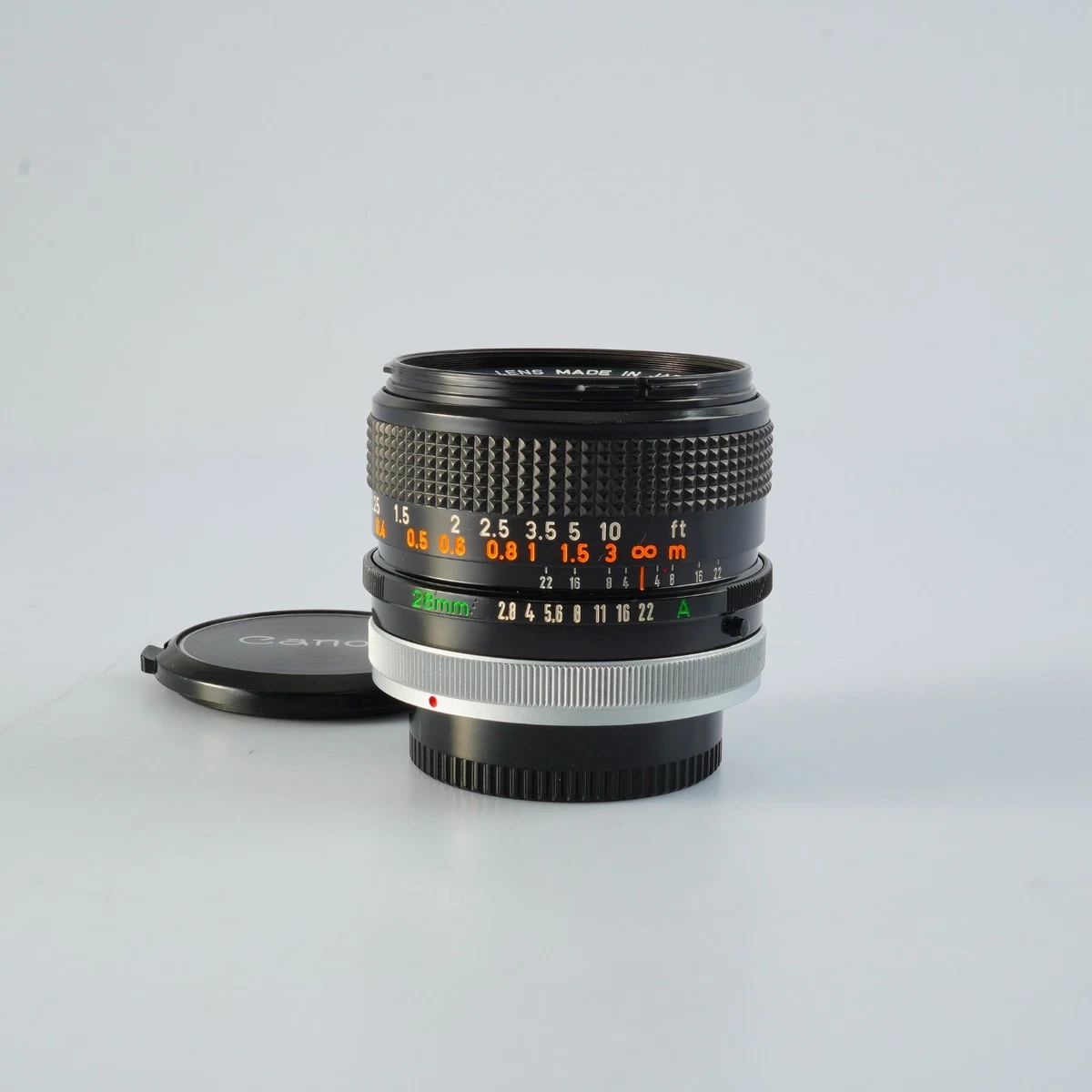レンズ(単焦点) Canon FD s.c. 28mm f/2.8 FD28mm f/2.8 S.C. - Canon Camera Museum