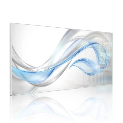 banjado Design Magnettafel beschreibbar und magnetische Pinnwand Blauer Schleier - Bild 1 von 4