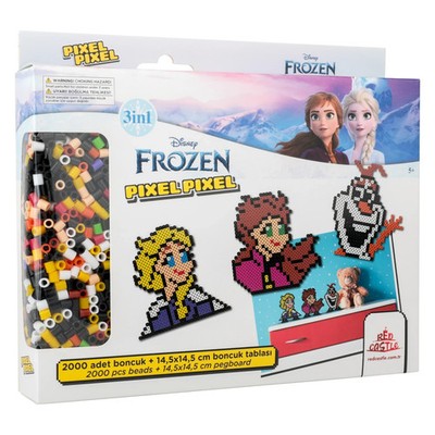 Disney Frozen Perlen Activity Set 2000 Teile Kinder Basteln Spielzeug mit Lochwand & Werkzeug