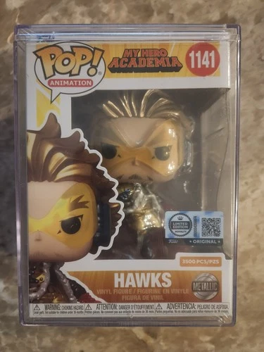 FUNKO POP! 1141: MY HERO ACADEMIA - HAWKS METALLIC FIGURE! LE 3500