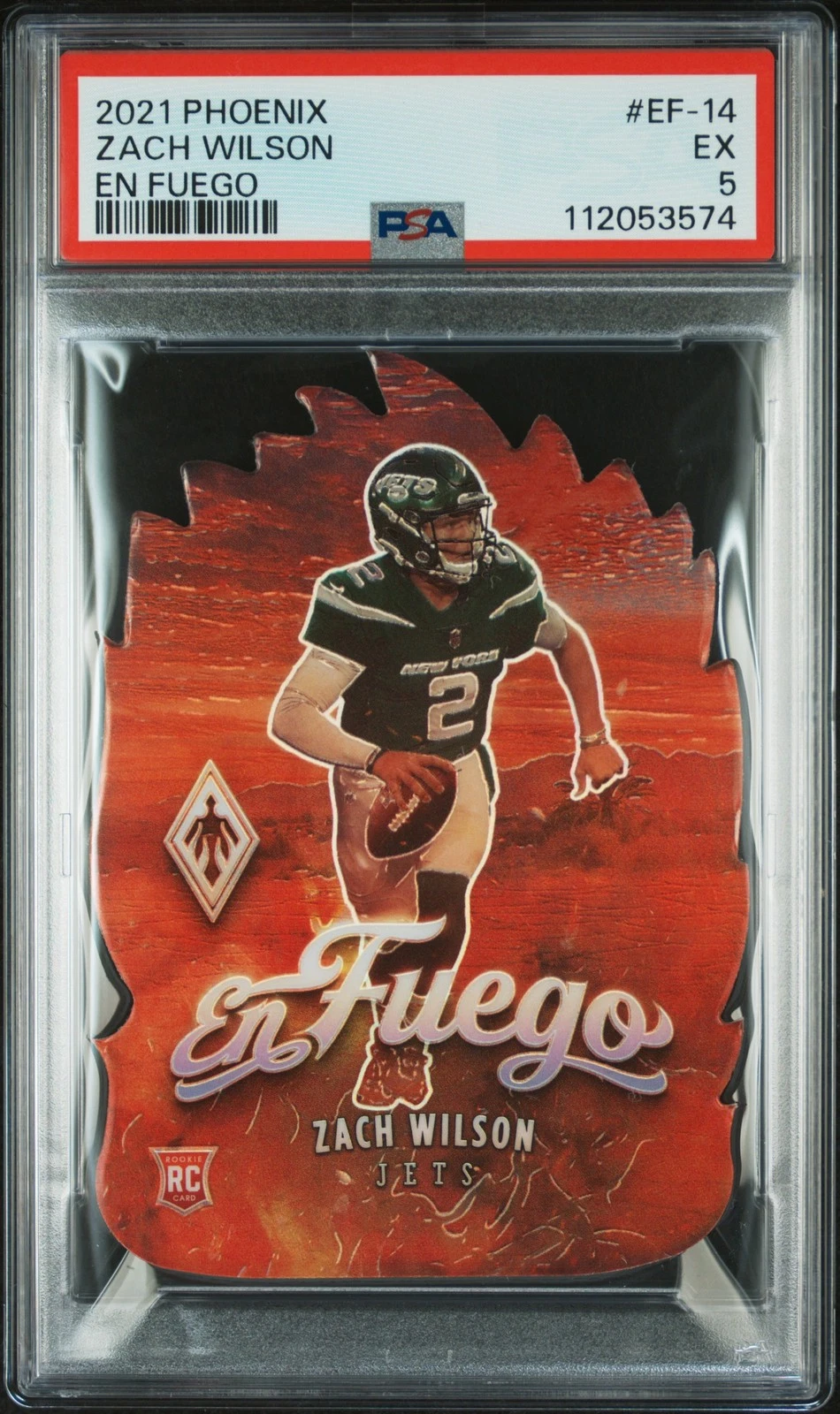Zach Wilson Panini Phoenix EN Fuego #EF14 Base