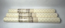 Vintage Collins & Aikman Wallpaper Cream with Flowers, 3 Double Rolls 57275