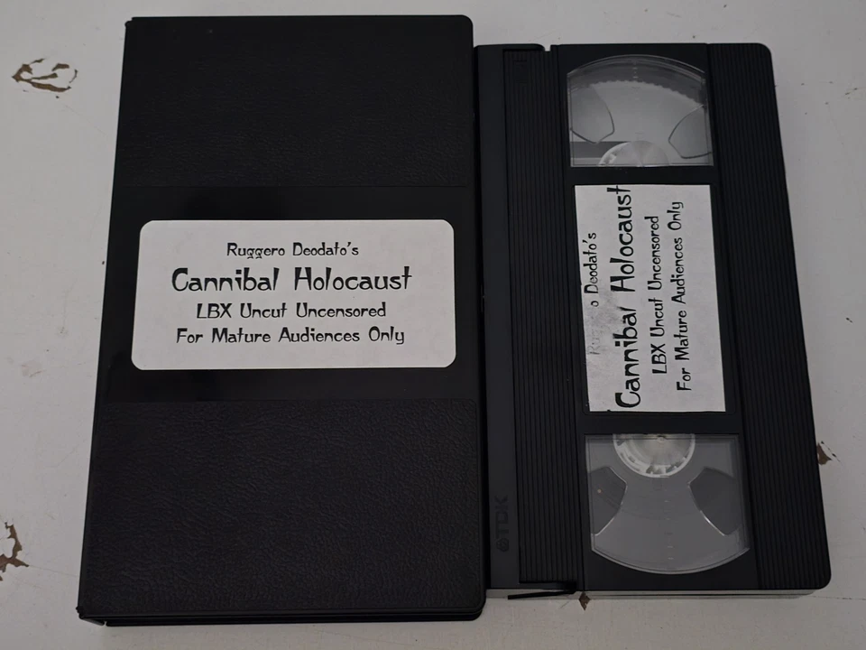Ruggero Deodato Cannibal Holocaust VHS LBX Uncut Uncensored Boot 1990s - Image 2 of 4