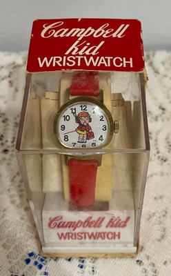 Campbell Kids (Girl) Criterion Mechanical Wristwatch 1982 Original Edition w/Box