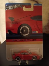Hot Wheels Porsche 718 Cayman GT4 Red Diecast Car (5/6) - NEW