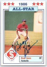 1986 Jennings Southern League All-Stars #8 Brian Guinn Huntsville Stars Signed