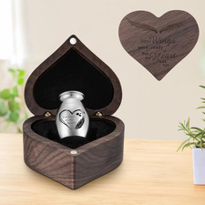 Small Urns for Human Ashes Keepsake Heart Shaped Box Mini Cremation Urns for Wom