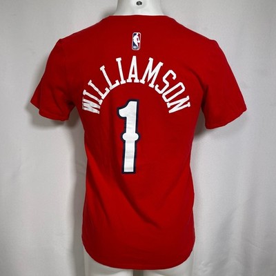 Zion Williamson #1 New Orleans Pelicans NBA Nike Dri-FIT Red Shirt Men's MEDIUM