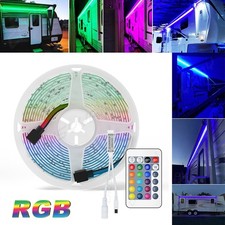 16.4FT 5V RV camping Awning Lights, Motorhome Travel Trailer Canopy Led Light US