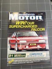 VINTAGE CAR MAGAZINE MODERN MOTOR MANCAVE MUSCLE FORD HOLDEN 1980s MOTOR FALCON