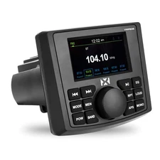 NVX VMPS35 Marine Gauge Mount Multimedia Receiver with Bluetooth & Camera Input